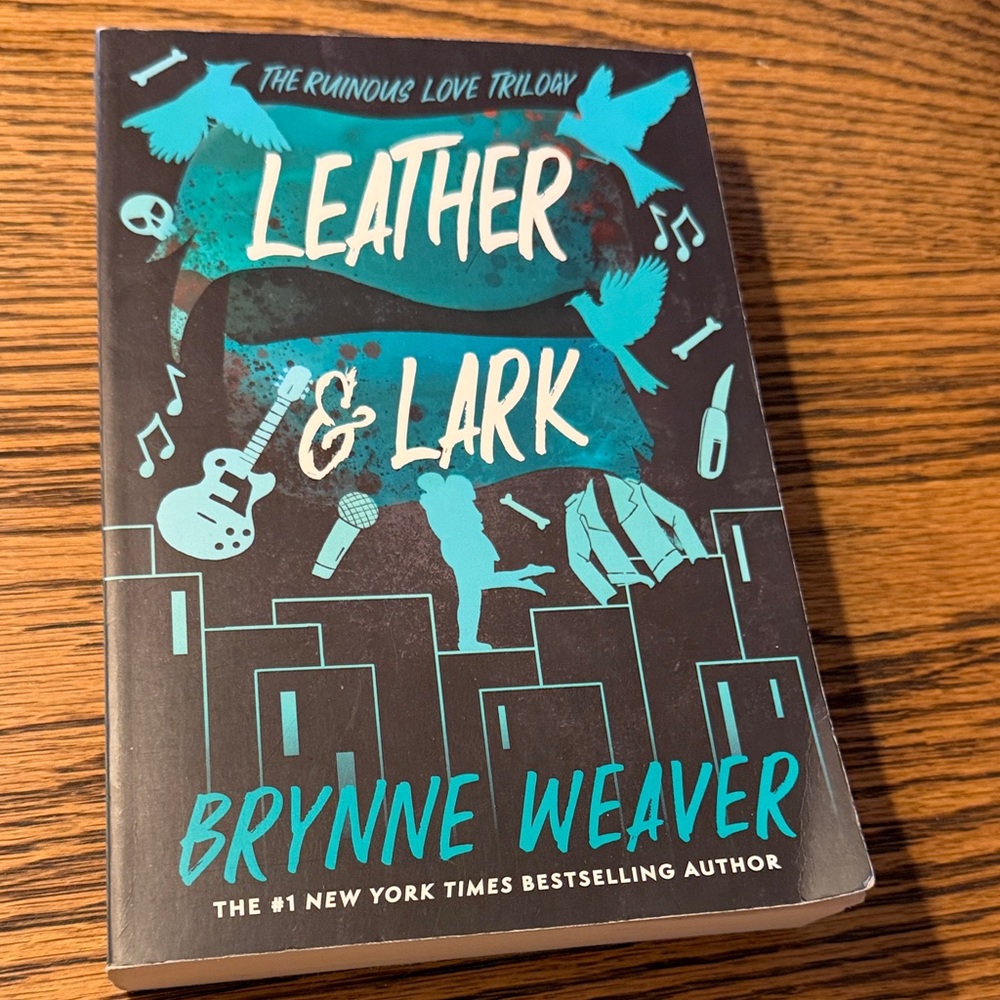 Leather & Lark by Brynne Weaver - Teal & Black Paperback